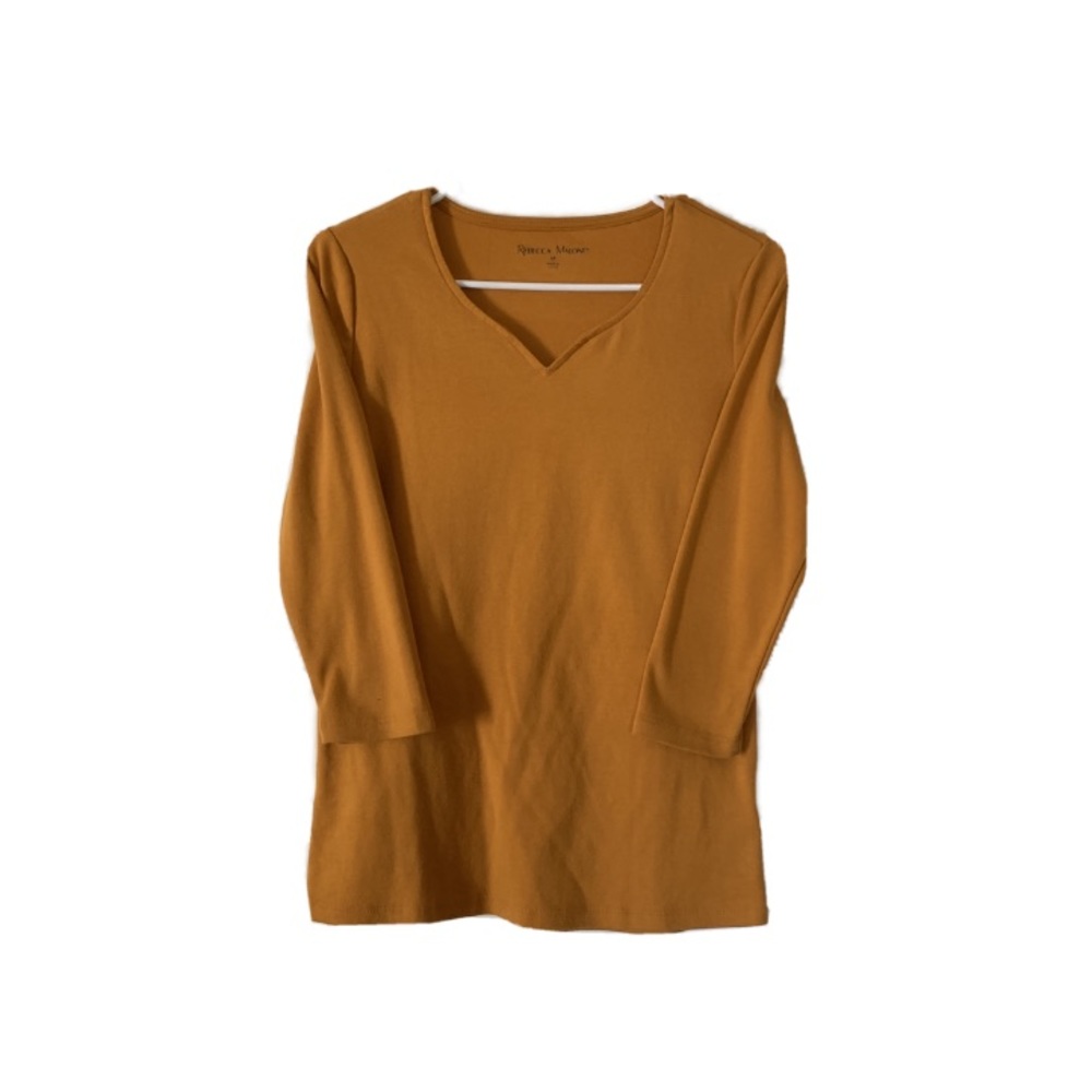 ✖️ SOLD - Fall Mustard | Burnt Orange Blouse